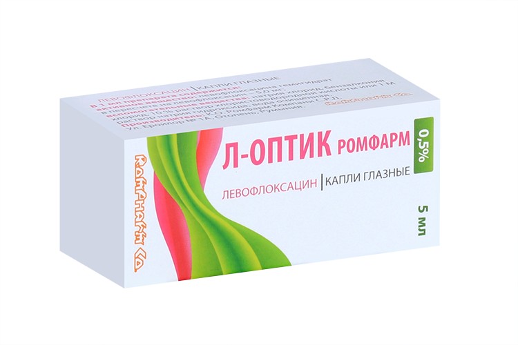 

Л-Оптик Ромфарм 0.5%, 5 мл, капли глазные