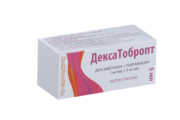 

ДексаТобропт, 5 мл, капли глазные