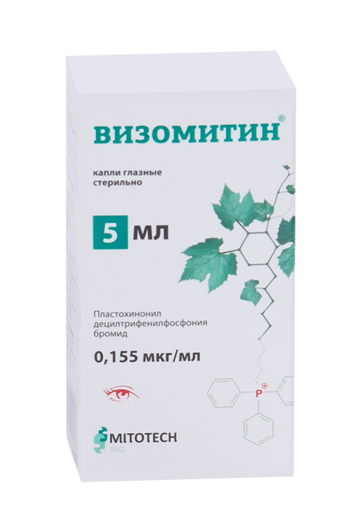 

Визомитин 0.155 мкг/мл, 5 мл, капли глазные