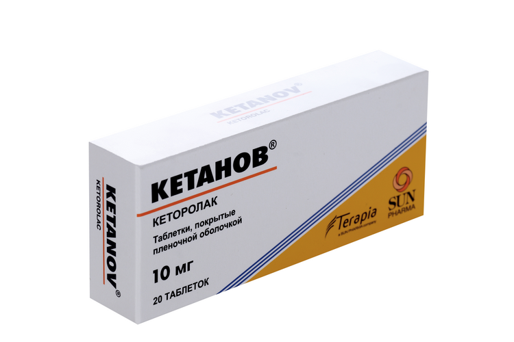 

Кетанов 10 мг, 20 шт, таблетки покрытые пленочной оболочкой