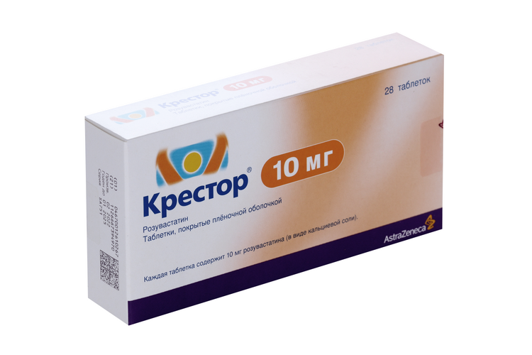 

Крестор 10 мг, 28 шт, таблетки покрытые пленочной оболочкой