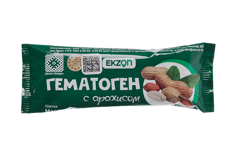 

Гематоген с арахисом, 40 г