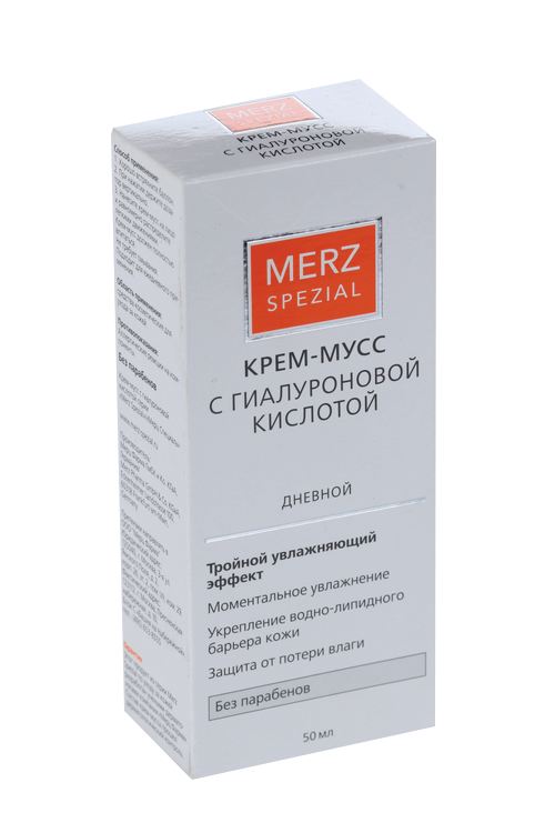 

Крем-мусс Мерц Специаль с гиалуроновой кислотой, 50 мл