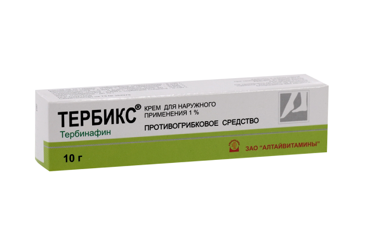 

Тербикс 1 %, 10 г, крем для наружного применения