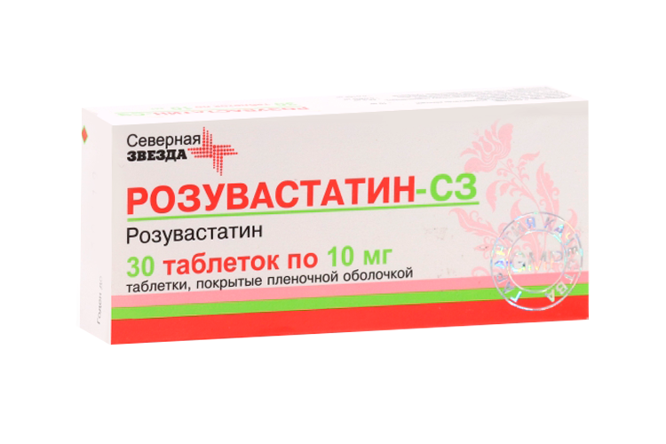 Купить Розувастатин 10 Мг 30 Шт
