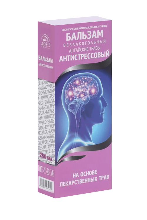 

Бальзам Алтайские травы б/алког при антистрессовый, 250 мл