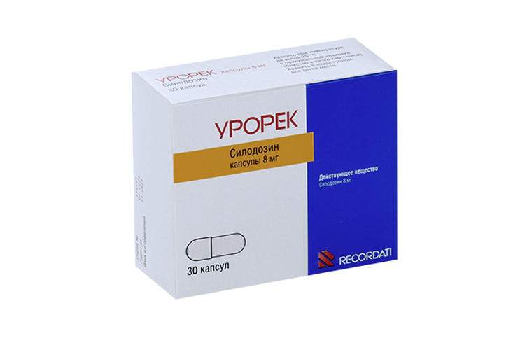 Урорек 8 мг, 30 шт, капсулы