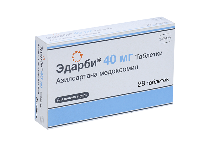

Эдарби 40 мг, 28 шт, таблетки