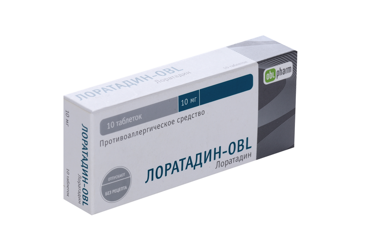Лоратадин-OBL 10 мг, 10 шт, таблетки