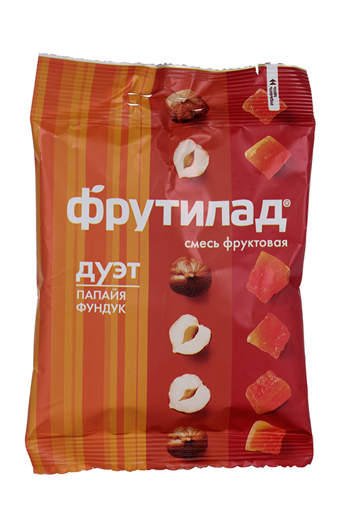 

Смесь фруктовая Фрутилад Дуэт папайя/фундук, 45 г