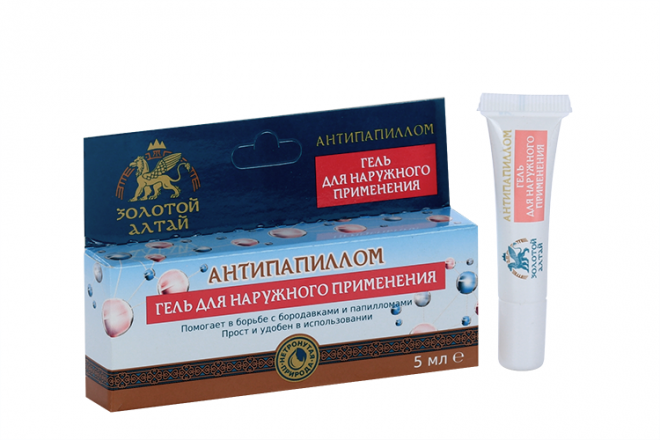 Гель Антипапиллом д/удаления бородавок, 5 мл
