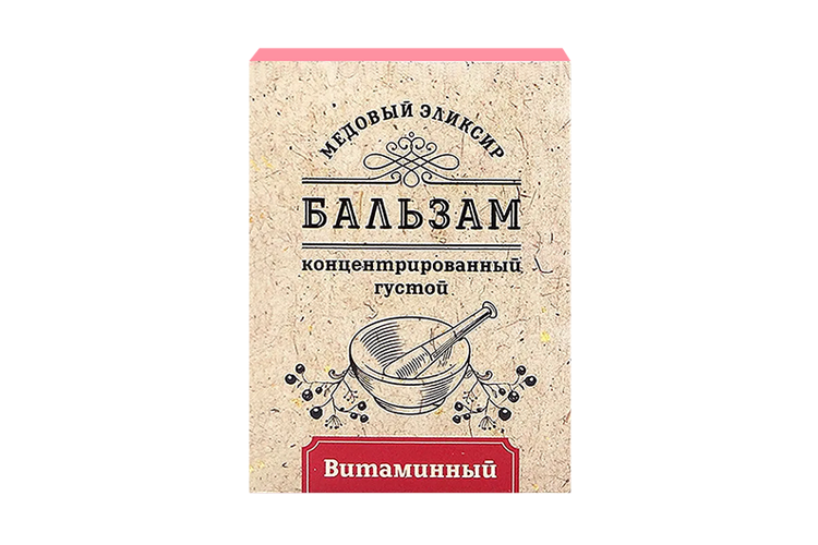 

Бальзам Медовый эликсир Витаминный концентрат, 140 г