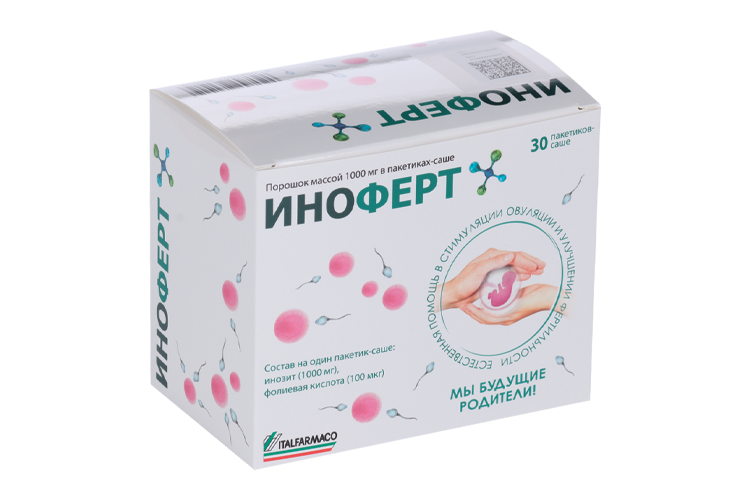 

Иноферт, 1 000 мг, 30 шт, пакет-саше