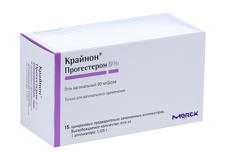 Крайнон 90 мг/доза, 15 шт, гель вагинальный