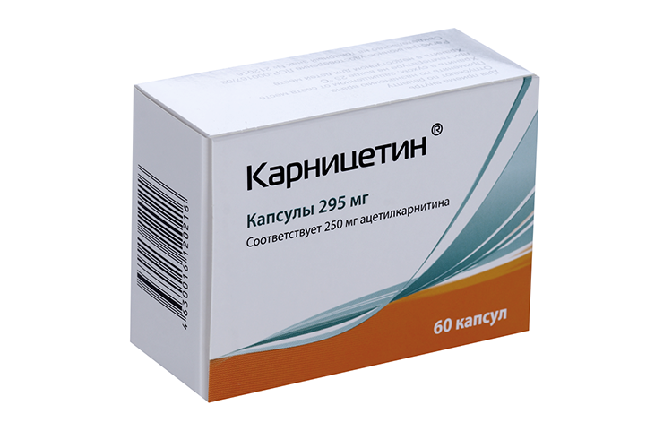 

Карницетин 295 мг, 60 шт, капсулы