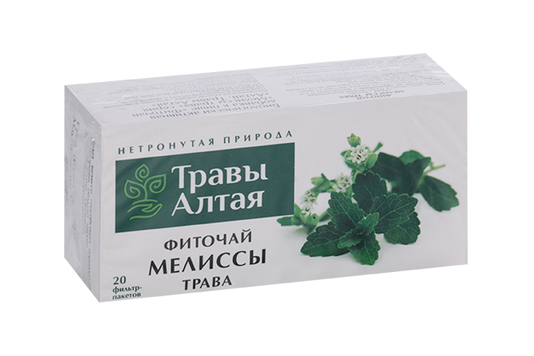 

Мелиссы трава серии Алтай, 1,5 г, 20 шт