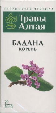 Бадана корневища серии Алтай, 1,5 г, 20 шт