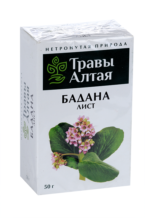 Бадана лист серии Алтай, 50 г