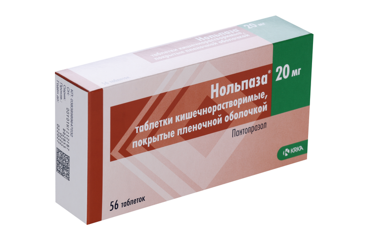 

Нольпаза 20 мг, 56 шт, таблетки покрытые кишечнорастворимой оболочкой
