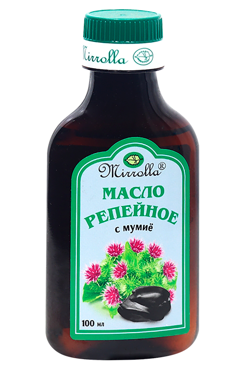 

Масло Репейное с мумие, 100 мл
