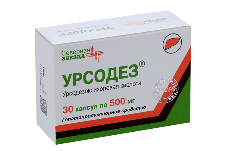 

Урсодез 500 мг, 30 шт, капсулы