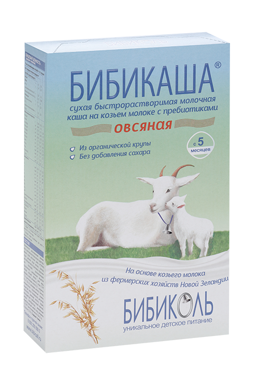 

Каша Бибикаша овсяная на козьем молоке, 200 г
