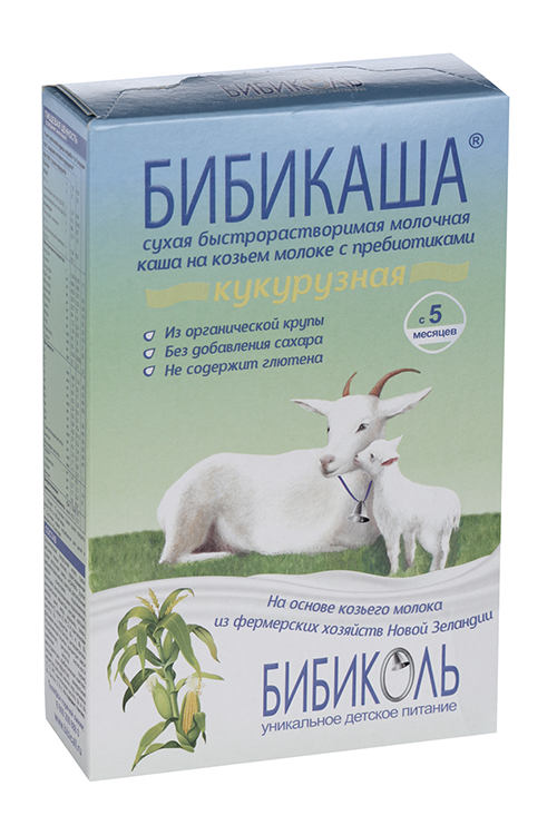 

Каша Бибикаша кукурузная на козьем молоке, 200 г