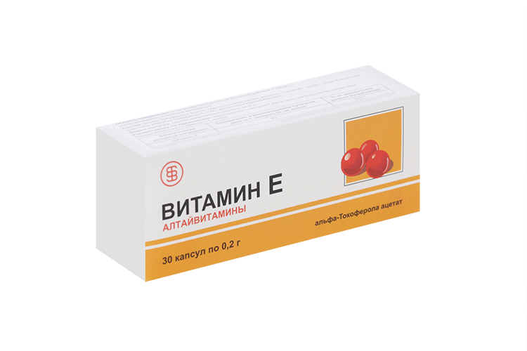 

Витамин Е 0.2 г, 30 шт, капсулы