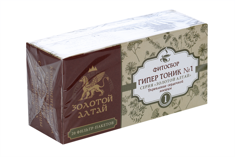 

Гипер Тоник Фитосбор № 1 Золотой Алтай, 1,5 г, 20 шт