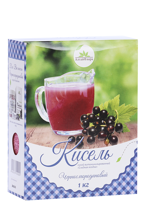 

Кисель Сладкая ягодка витаминизир чёрносмородиновый сухой, 1 000 г