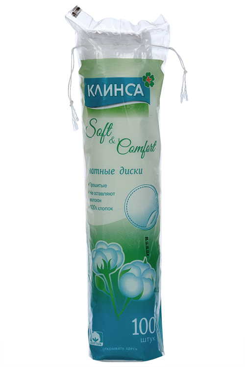

Ватные диски Клинса, 100 шт