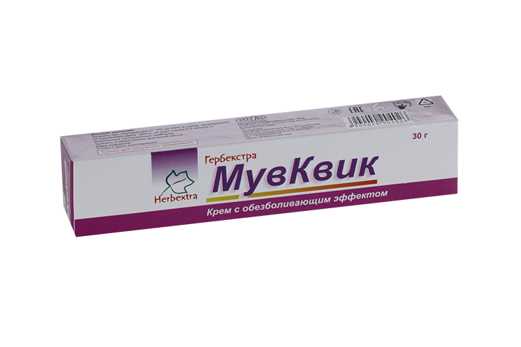 

Крем Мувквик обезболивающий, 30 г