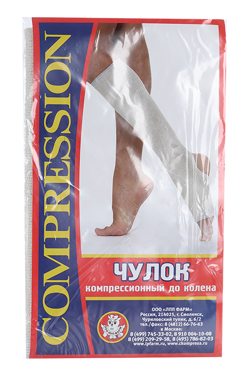 

Чулок компресс до колена р 6
