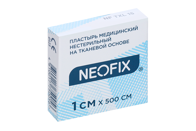 

Пластырь Неофикс н/с на тканев основе бел цвета 1х500 см