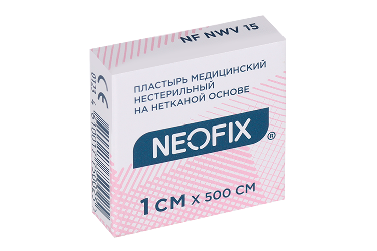 

Пластырь Неофикс н/с на неткан основе бел цвета 1х500 см