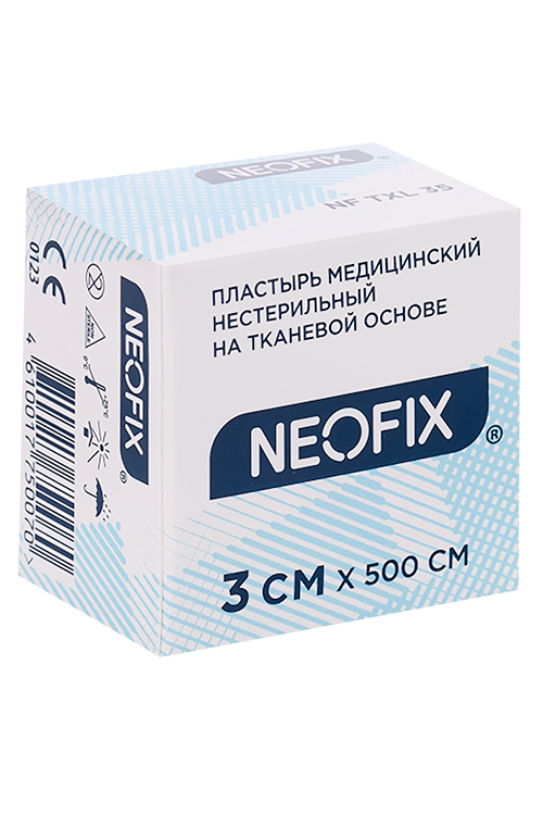 

Пластырь Неофикс н/с на тканев основе бел цвета 3х500 см