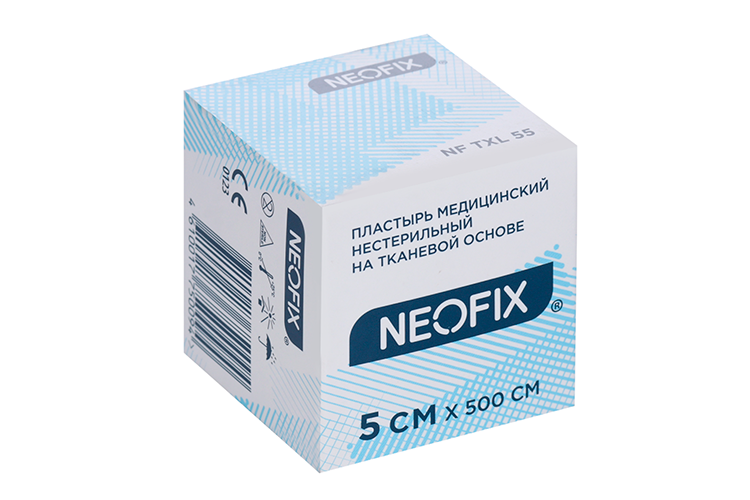 

Пластырь Неофикс н/с на тканев основе бел цвета 5х500 см