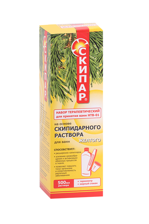Раствор Скипар скипидарный желтый, 500 мл