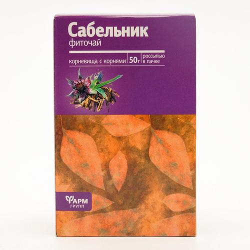 Сабельник фиточай корневища с корнями, 50 г