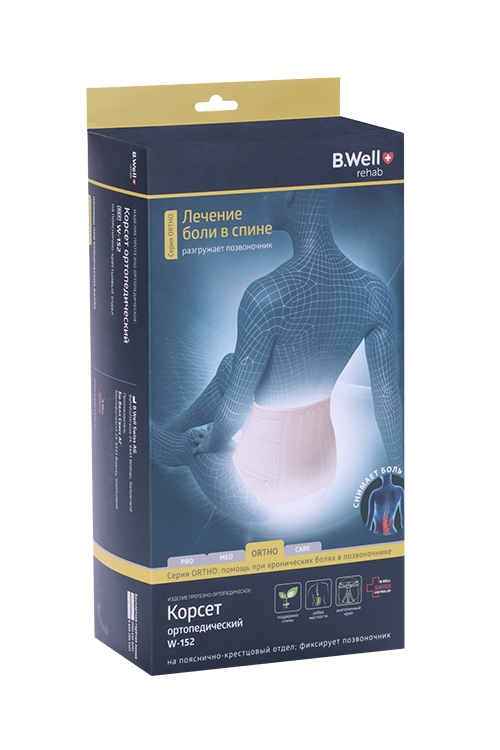 

Корсет ортопед.пояс.-крестцов. ORTO, W-152 XL беж.