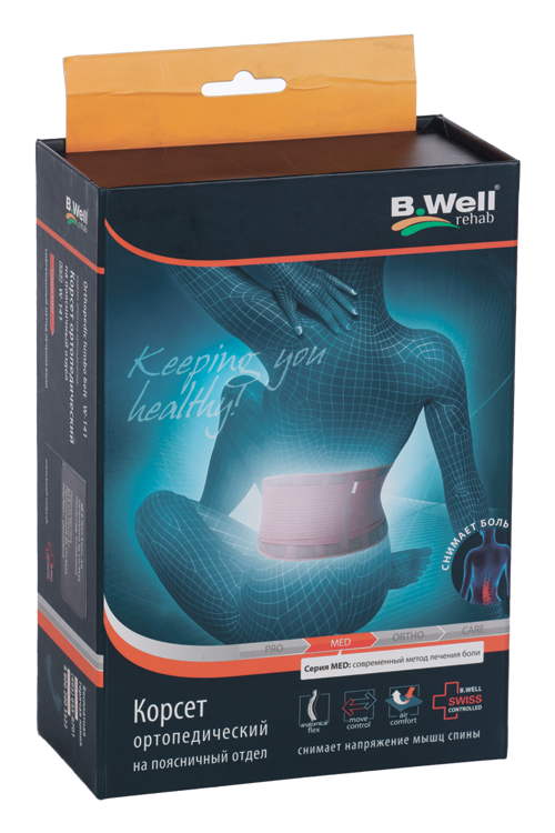 

Корсет ортопед.поясн, MED, W-141 XL беж. XL