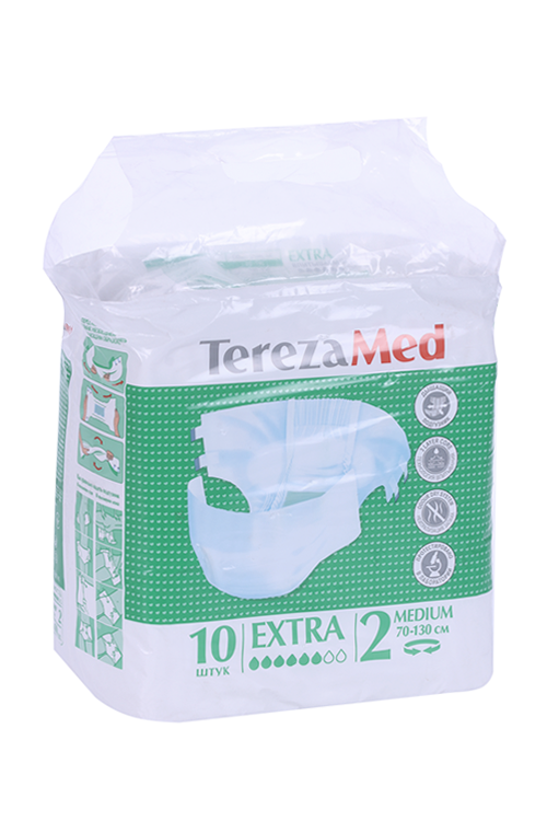 цена Подгузники TerezaMed Extra Medium д/взрослых р 2, 10 шт