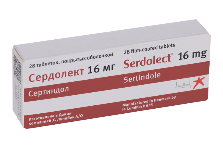 

Сердолект 16 мг, 28 шт, таблетки покрытые оболочкой