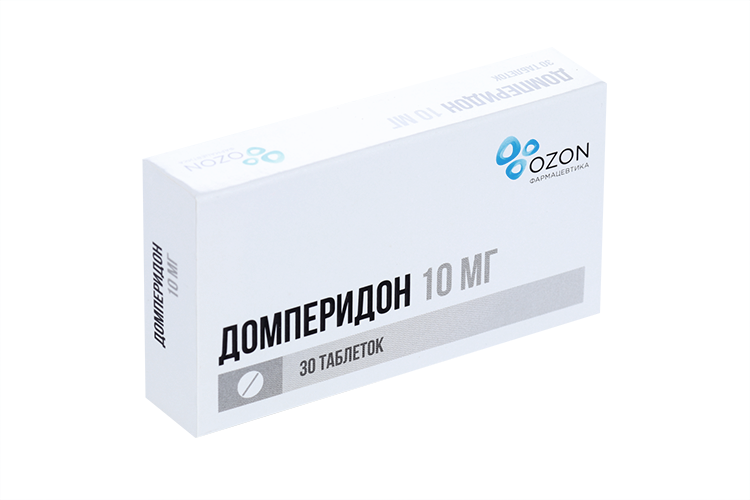 

Домперидон 10 мг, 30 шт, таблетки покрытые пленочной оболочкой