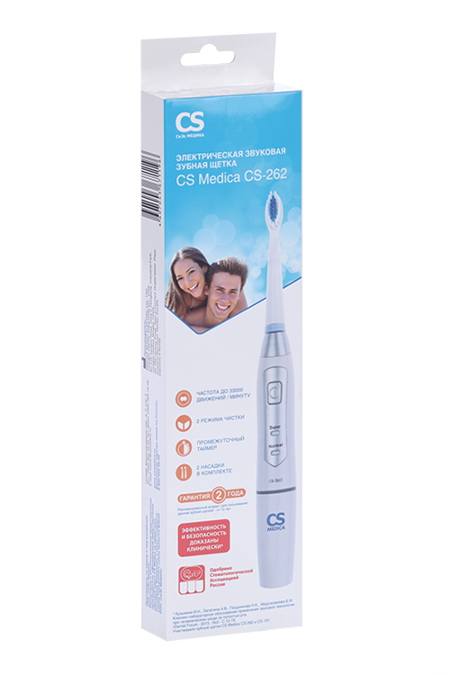 

З/щетка CS Medica SonicaPulsar CS-262 электрическая звуковая