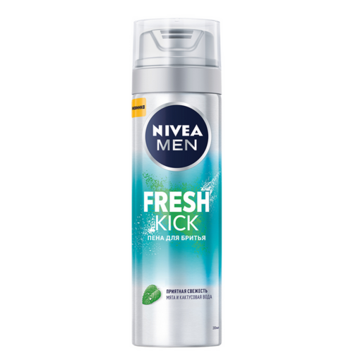 Пена Нивея д/бритья Fresh Kick, 200 мл