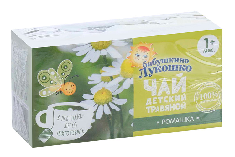 

Чай Бабушкино лукошко ромашка, 1 г, 20 шт