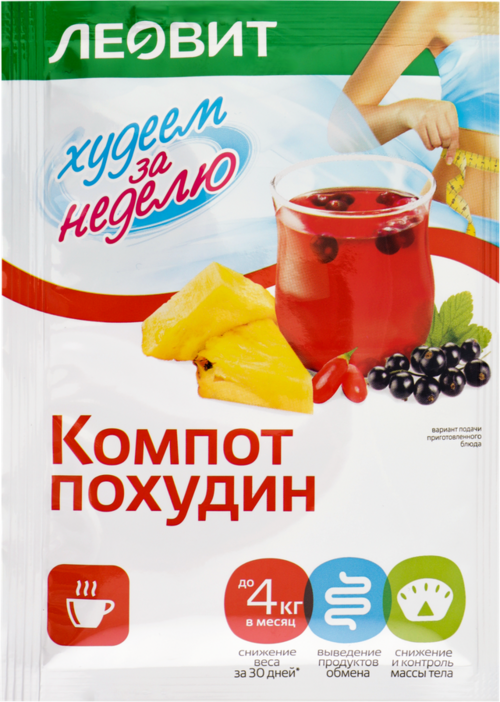 Компот Леовит Похудин диетич, 18 г