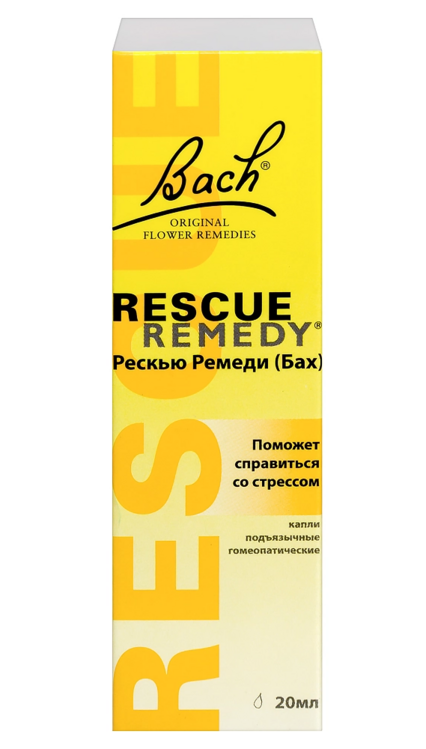 Рескью Ремеди (Цветы Баха), 20 мл, капли подъязычные гомеопатические