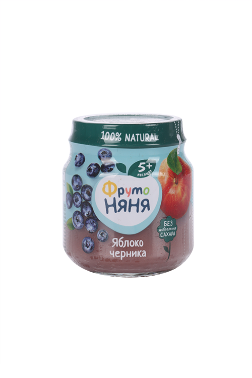 

Пюре Фрутоняня яблоко/черника, 100 г